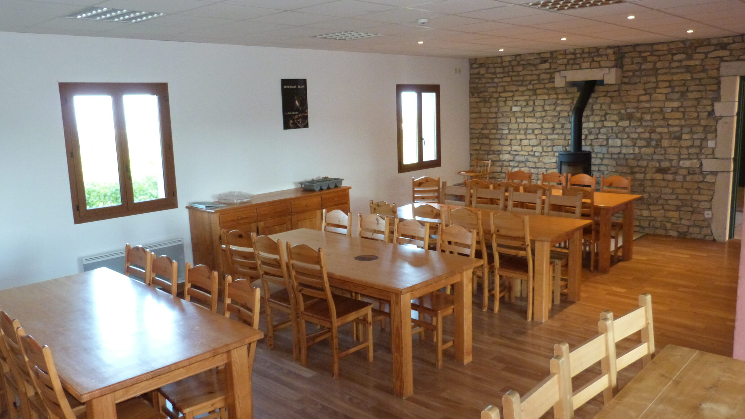 Espace de vie du gite